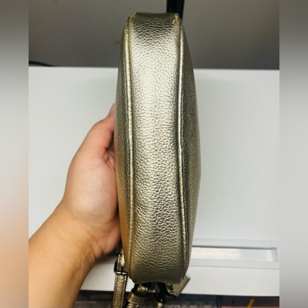 Coach Gold Sadie Crossbody Clutch - Picture 7 of 11